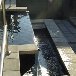 Weir outdoor water feature